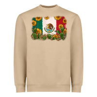 Mushroom mexican flag Heavyweight Sweatshirt - Zillion Design Studio