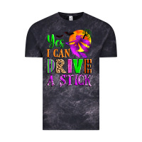 Cloud Black yes i can drive a stick Vintage Tee - Zillion Design Studio