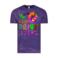 Cloud Purple yes i can drive a stick Vintage Tee - Zillion Design Studio