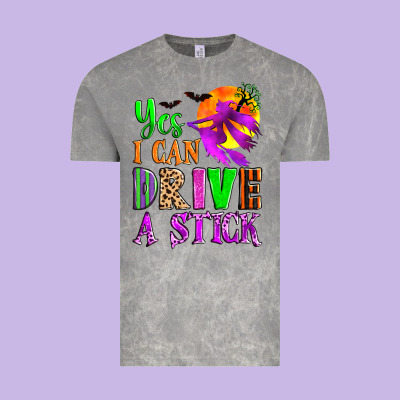 Yes I Can Drive A Stick Vintage Tee Designed By Zillion Design Studio