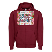 Burgundy nursing is a work of heart tumbler Zipper Hoodie - BundleAndBundleShop