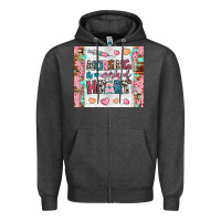 Charcoal Heather nursing is a work of heart tumbler Zipper Hoodie - BundleAndBundleShop