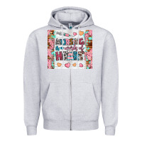 Heather Grey nursing is a work of heart tumbler Zipper Hoodie - BundleAndBundleShop