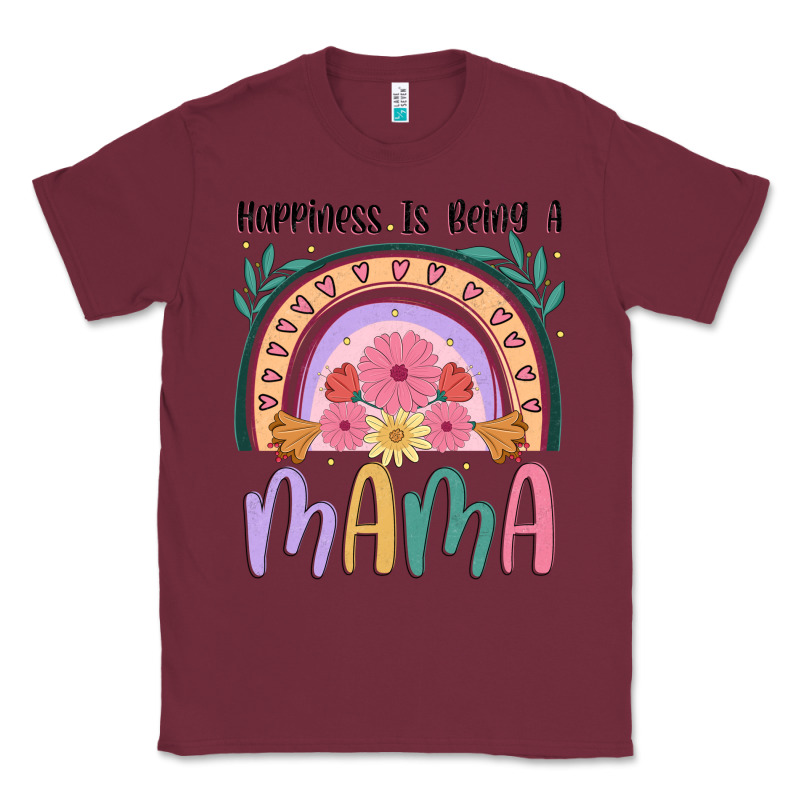 Happiness Is Being A Mama Classic Tee by JahusDesignShop | Teevron