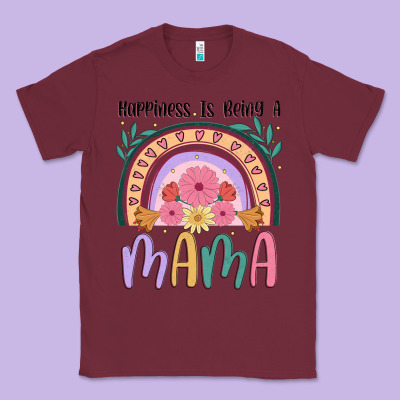 Happiness Is Being A Mama Classic Tee Designed By Jahusdesignshop