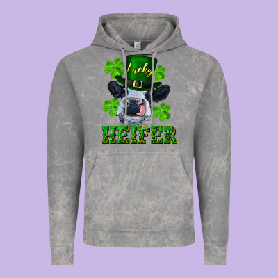 Vintage Hoodie Lucky heifer