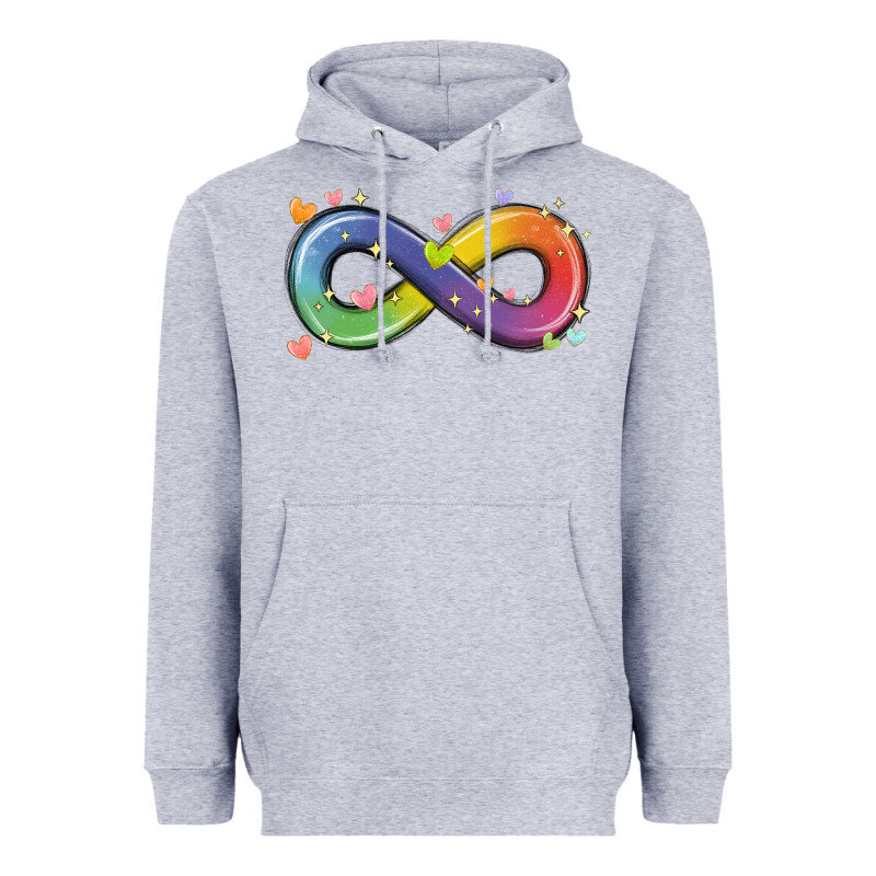 Infinity Symbol Autism Heavyweight Hoodie by MaliasSmallBusiness | Teevron
