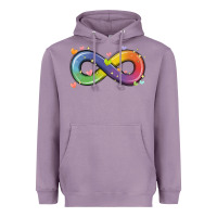 Lavender infinity symbol autism Heavyweight Hoodie - MaliasSmallBusiness
