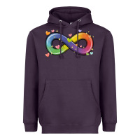 Plum infinity symbol autism Heavyweight Hoodie - MaliasSmallBusiness