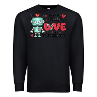 Black little love machine Premium Sweatshirt - MaliasSmallBusiness