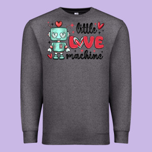 Little Love Machine Premium Sweatshirt Designed By Maliassmallbusiness