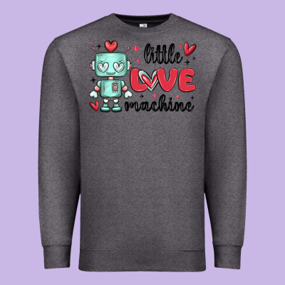 Little Love Machine Premium Sweatshirt Designed By Maliassmallbusiness