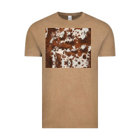 Vintage Coffee brown cowhide Vintage Tee - BarkalooDesign