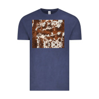Vintage Denim brown cowhide Vintage Tee - BarkalooDesign