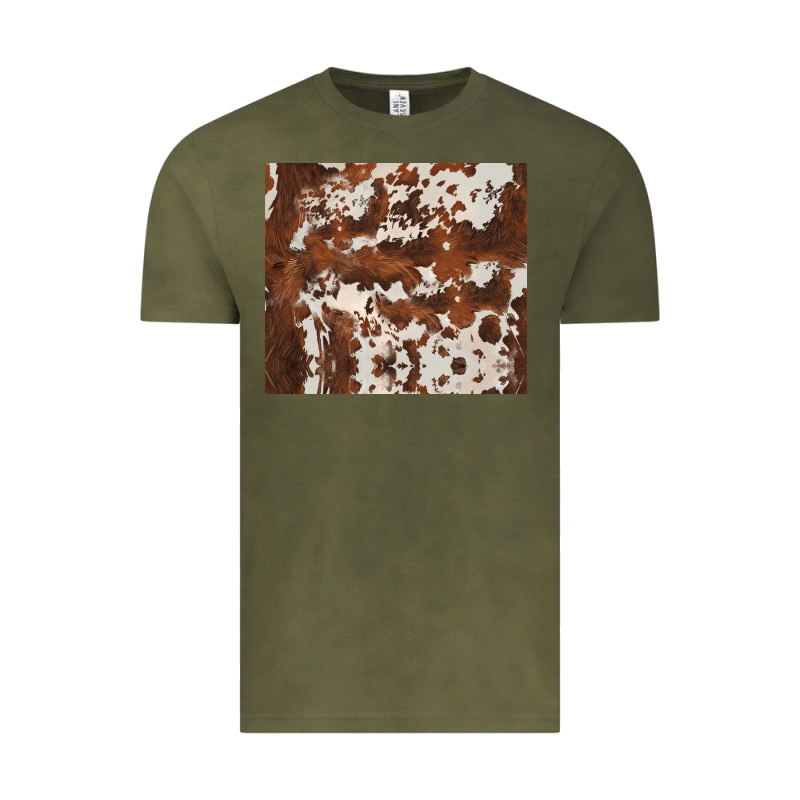 Brown Cowhide Vintage Tee by BarkalooDesign | Teevron