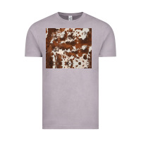 Vintage Zinc brown cowhide Vintage Tee - BarkalooDesign