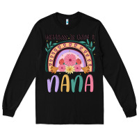 Black happiness is being a nana Long Sleeve Tee - JahusDesignShop