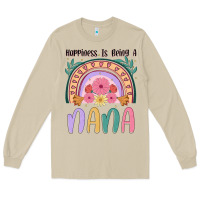 Mushroom happiness is being a nana Long Sleeve Tee - JahusDesignShop