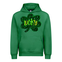 Emerald Lucky Shamrock St Patricks Day Urban Hoodie - Bettercallsaul