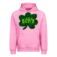 Fuchsia Pink Lucky Shamrock St Patricks Day Urban Hoodie - Bettercallsaul