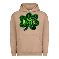 Pigment Burro Lucky Shamrock St Patricks Day Urban Hoodie - Bettercallsaul