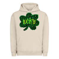 Pigment French Oak Lucky Shamrock St Patricks Day Urban Hoodie - Bettercallsaul