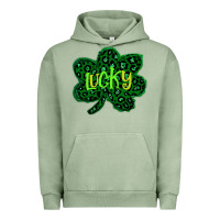 Pigment Oil Green Lucky Shamrock St Patricks Day Urban Hoodie - Bettercallsaul