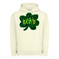 Pigment Pistachio Lucky Shamrock St Patricks Day Urban Hoodie - Bettercallsaul