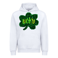 Lucky Shamrock St Patricks Day Urban Hoodie | Teevron