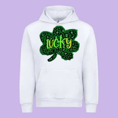 Lucky Shamrock St Patricks Day Urban Hoodie Designed By Bettercallsaul