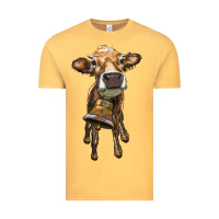 Heifer Cow With Cow Bell Vintage Tee | Teevron