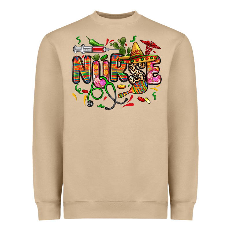 Cinco De Mayo Nurse Heavyweight Sweatshirt by Zillion Design Studio | Teevron