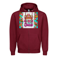 Burgundy nurse a title just above queen tumbler Zipper Hoodie - BundleAndBundleShop