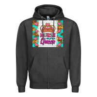 Charcoal Heather nurse a title just above queen tumbler Zipper Hoodie - BundleAndBundleShop
