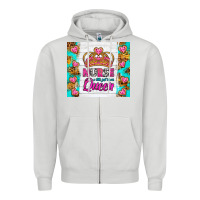Dove Grey nurse a title just above queen tumbler Zipper Hoodie - BundleAndBundleShop