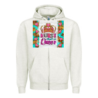 Oatmeal Heather nurse a title just above queen tumbler Zipper Hoodie - BundleAndBundleShop