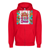 Red nurse a title just above queen tumbler Zipper Hoodie - BundleAndBundleShop