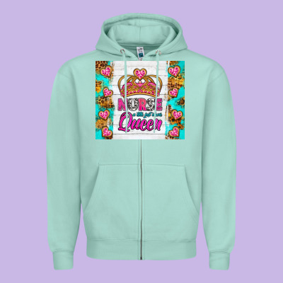 Nurse A Title Just Above Queen Tumbler Zipper Hoodie Designed By Bundleandbundleshop