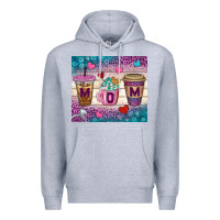 Heather Grey Western Mom Coffee Cups Tumbler Premium Hoodie - BundleAndBundleShop