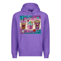 Purple Western Mom Coffee Cups Tumbler Premium Hoodie - BundleAndBundleShop