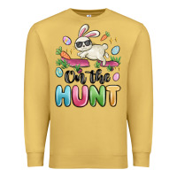 Antique Gold on the hunt easter Premium Sweatshirt - MaliasSmallBusiness
