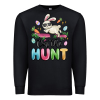 Black on the hunt easter Premium Sweatshirt - MaliasSmallBusiness