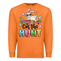 Carrot on the hunt easter Premium Sweatshirt - MaliasSmallBusiness