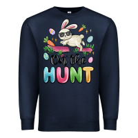 Navy on the hunt easter Premium Sweatshirt - MaliasSmallBusiness