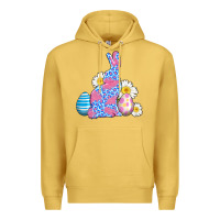 Antique Gold easter bunny wıth easter eggs Premium Hoodie - AdoDesignShop