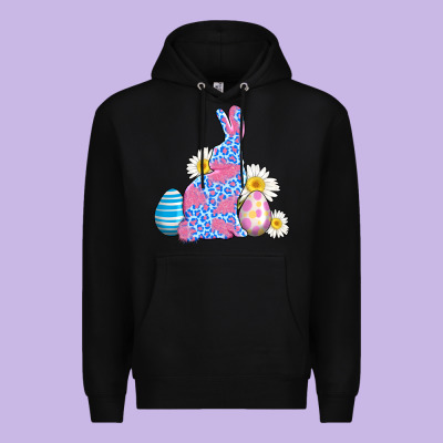 Easter Bunny Wıth Easter Eggs Premium Hoodie Designed By Adodesignshop