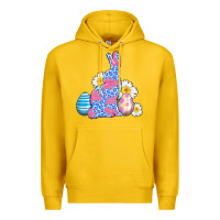Lemon easter bunny wıth easter eggs Premium Hoodie - AdoDesignShop