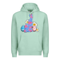 Seafoam easter bunny wıth easter eggs Premium Hoodie - AdoDesignShop