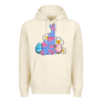 Tofu easter bunny wıth easter eggs Premium Hoodie - AdoDesignShop