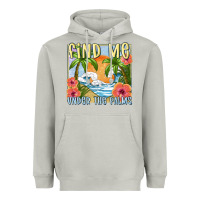 Moon Dust find me under the palms Heavyweight Hoodie - MaliasSmallBusiness